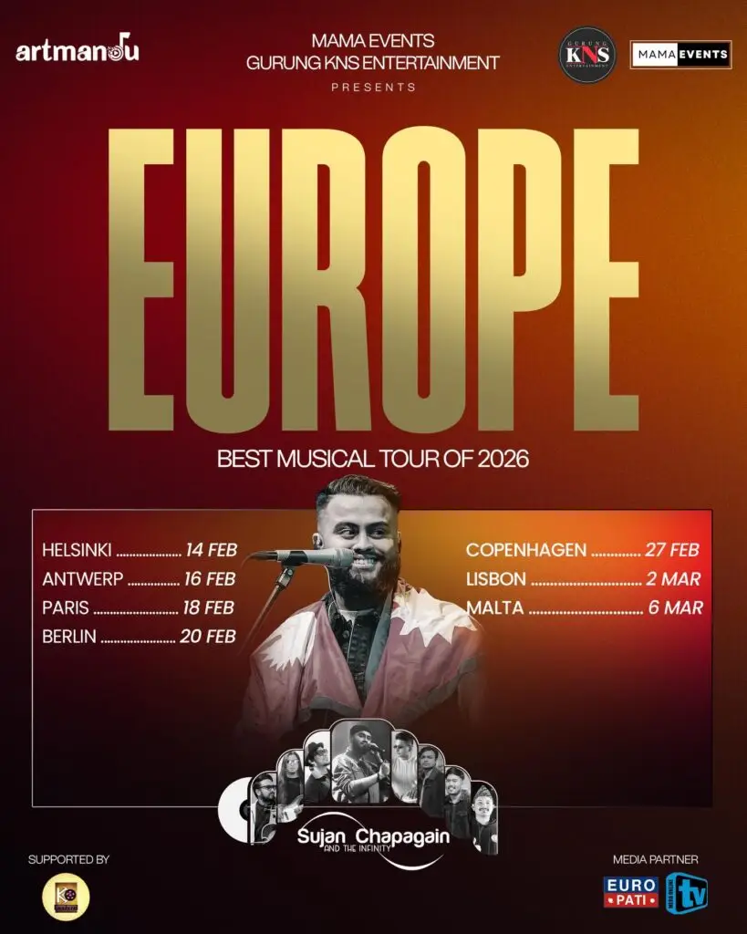 Europe Tour Sujan Chapagain and the infinity
